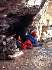 le bivouax sur la vire en 1972